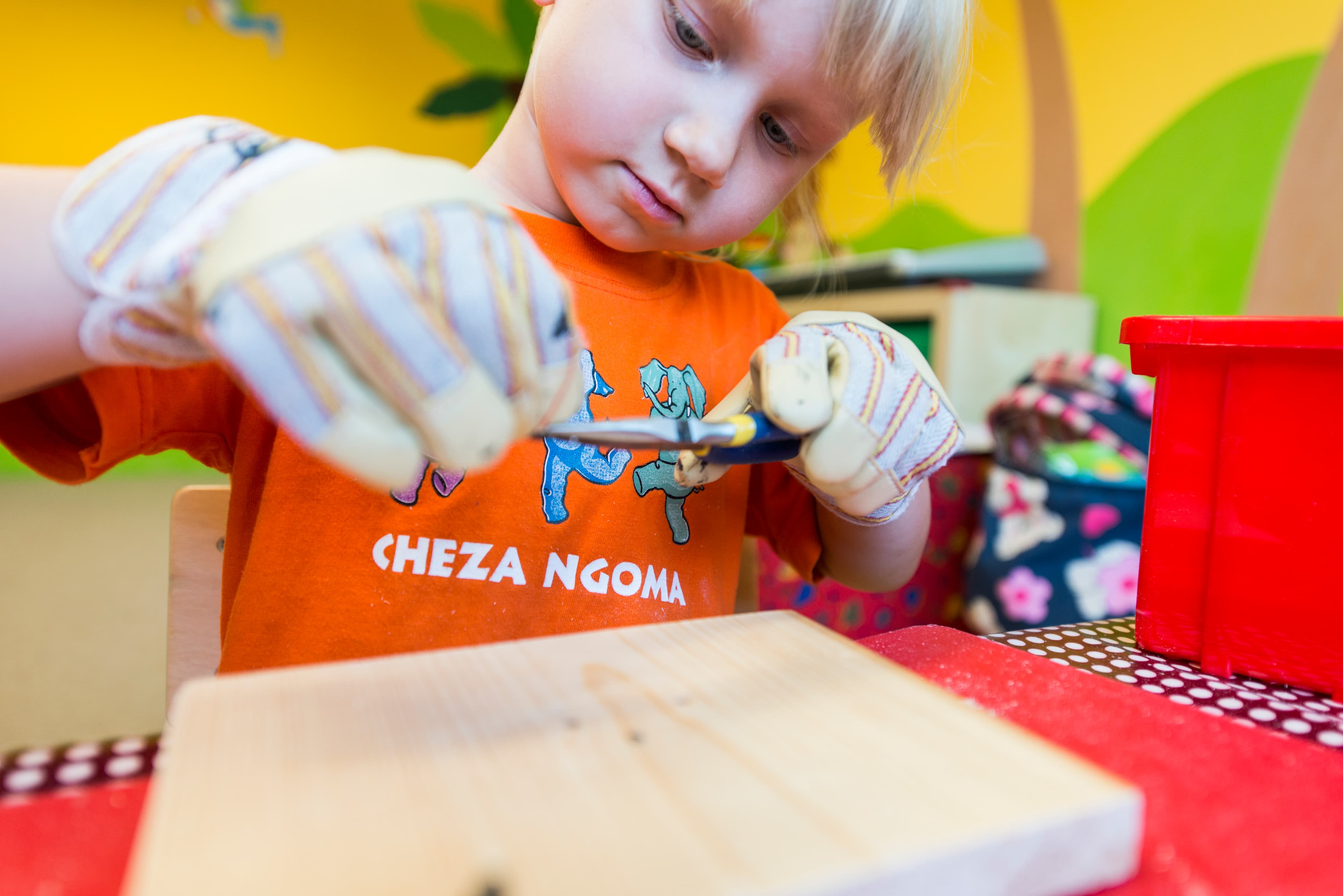 Dzieci na warsztatach twórczych KółkoKids